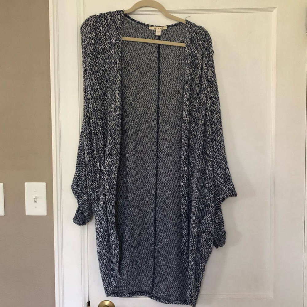 Navy/white Miami light cardigan